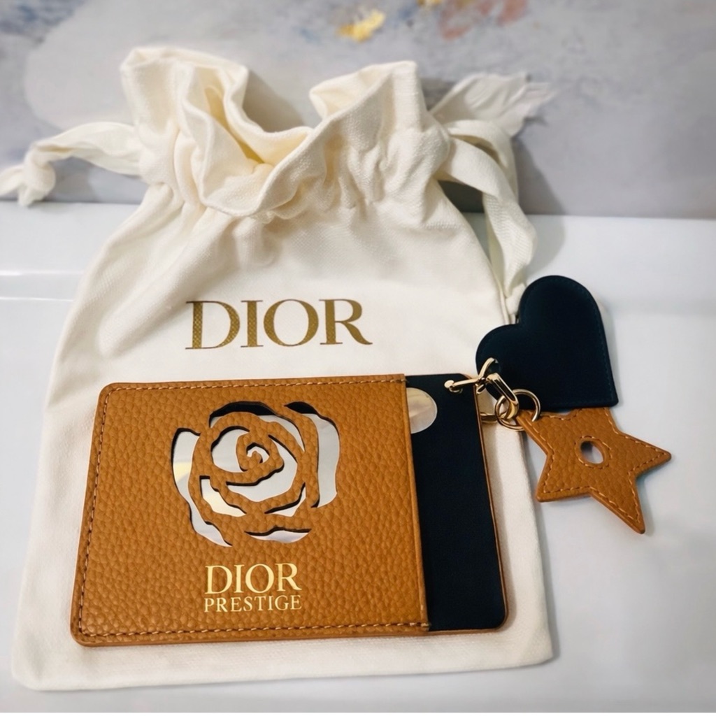 New Dior Prestige Leather Card Holder  Mirror Set Gwp  Vip Exclusive